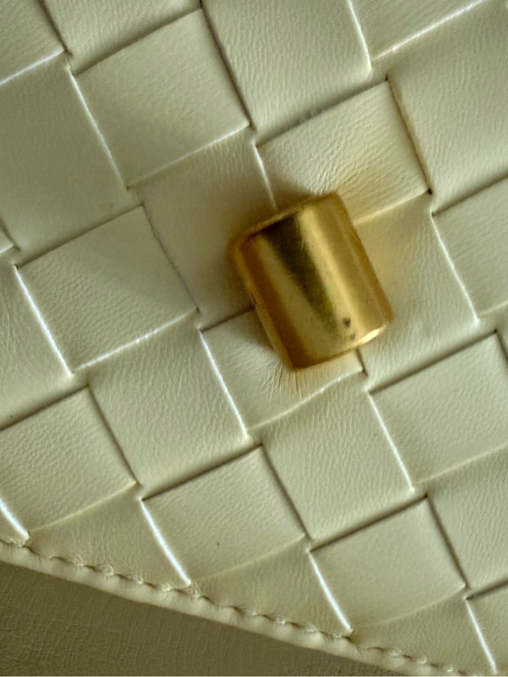 Yellow Intrecciato East West Clutch Bag - Picture 6 of 6
